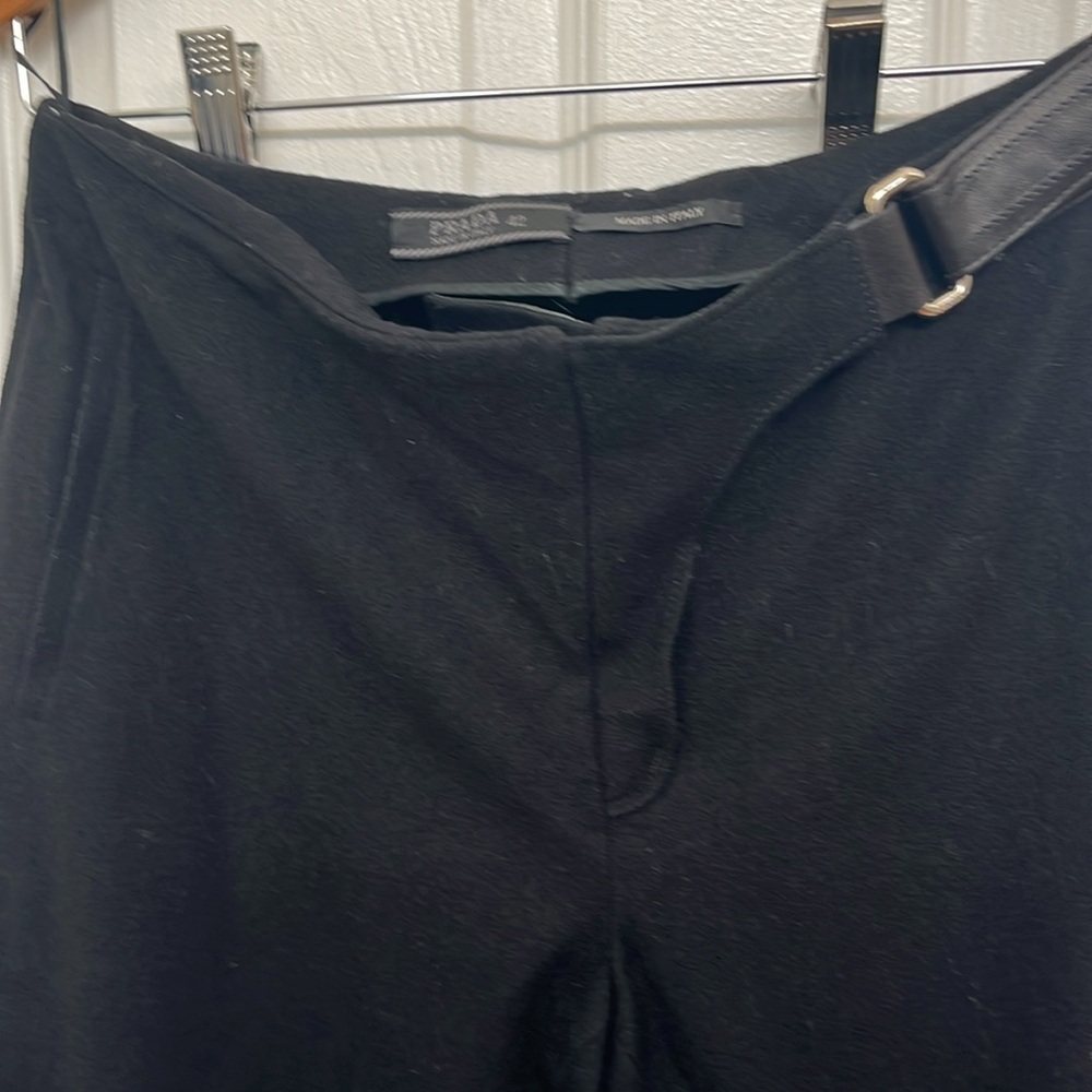 Prada Black Wool Pant Size 42 European - Picture 2 of 6